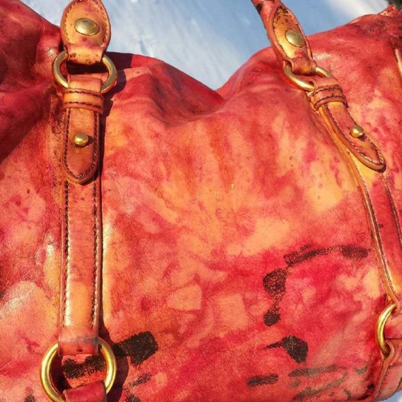 SOLD-  Miu Miu Prada Leather Hand Bag city - Picture 5 of 5